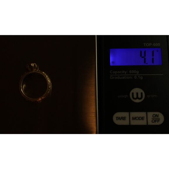 James Avery Gold Ring with Clear Stone - Picture 6 of 6